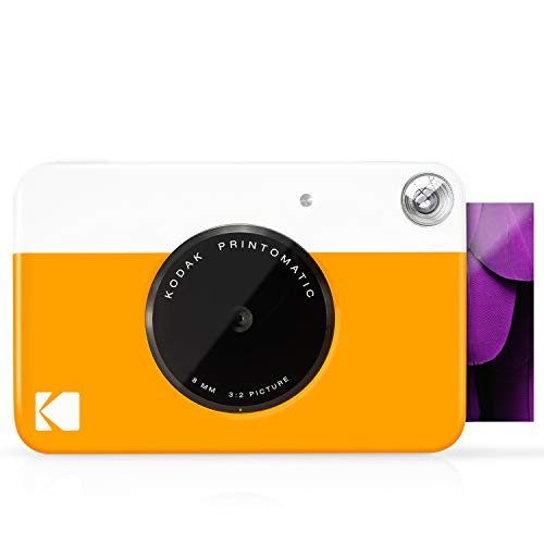 KODAK PRINTOMATIC, cámara instantánea digital + 20 hojas de papel zink + kit, amarilla
