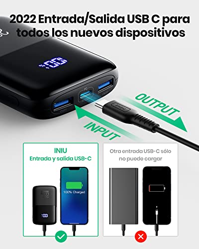 INIU Power Bank, fast charging external battery