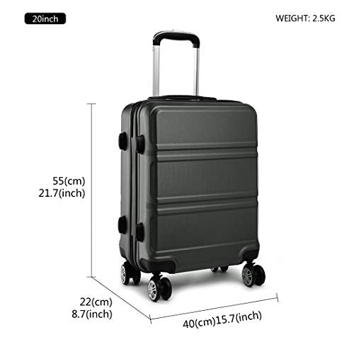 Kono, set de 3 maletas Trolley rígidas de viaje