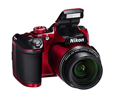 Nikon COOLPIX B500, 16 MP Digital Camera, Red