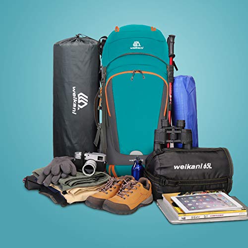 SKYSPER, 50 l, hiking backpack, unisex, lake blue