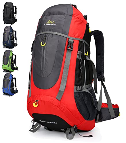 Doshwin, 70 l, hiking backpack, unisex, red