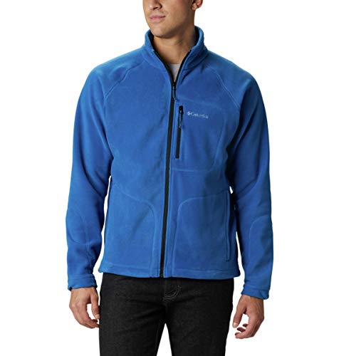 Columbia, chaqueta forro polar con cremallera para hombre, azul