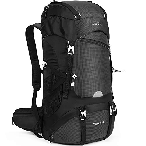 HOMIEE, 50 l, hiking backpack, unisex, black