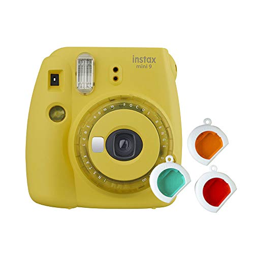 Fujifilm Instax Mini 9 - Cámara instantanea, solo cámara, Amarillo - Fotoviaje