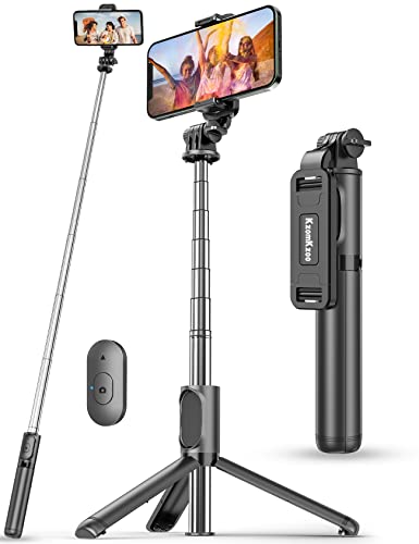 Selfie stick tripod, mini extendable with wireless remote control