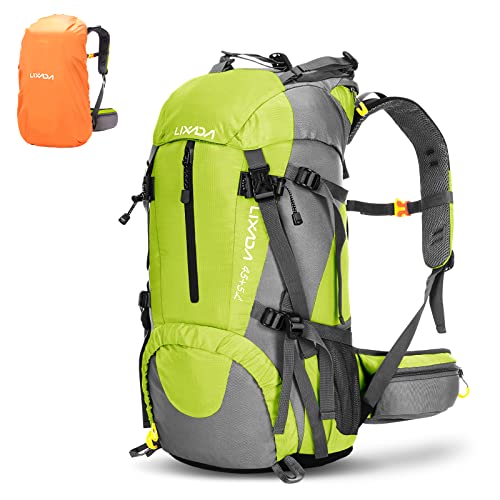 Lixada, 50L Hiking Backpack, Unisex, Green