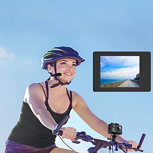 VEMONT 1080P HD Sportkamera Wasserdicht 30M