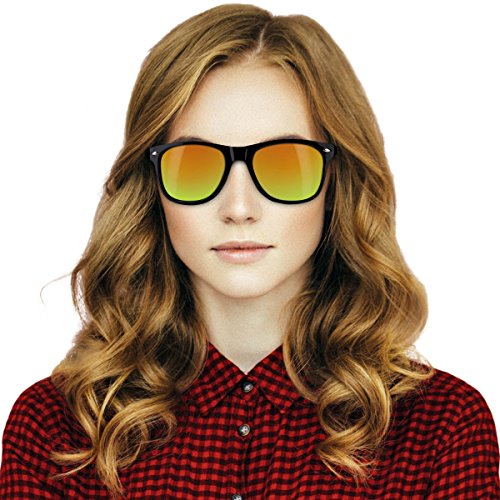 Navaris sunglasses UV400 wooden glasses for men and women