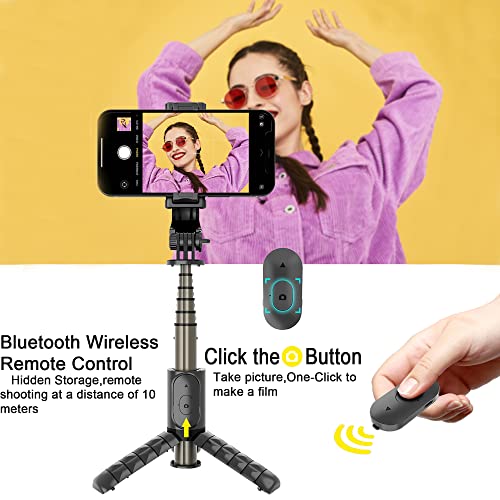 Arespark mini erweiterbarer Bluetooth-Stativ Selfie-Stick