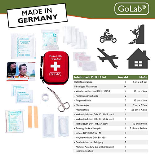 GoLab, botiquín de primeros auxilios para exteriores