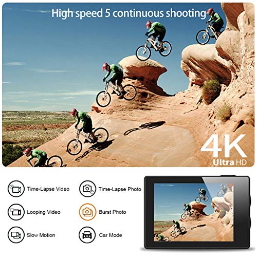 Apexcam Pro, cámara deportiva 4K 20MP EIS WiFi (2024) — BigTravelMarkt