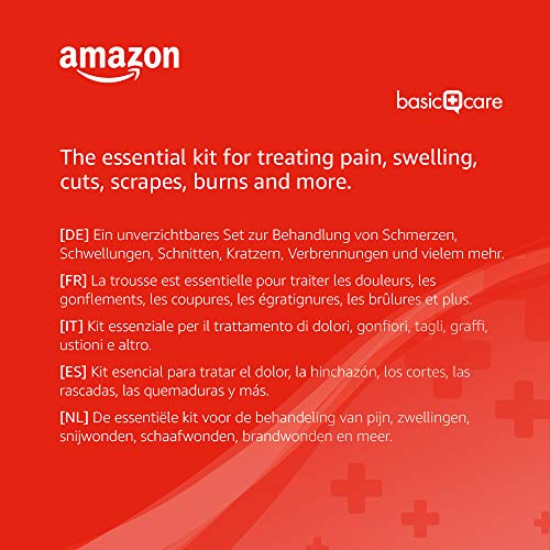 Amazon Basic Care, Erste-Hilfe-Set, 54 Stück