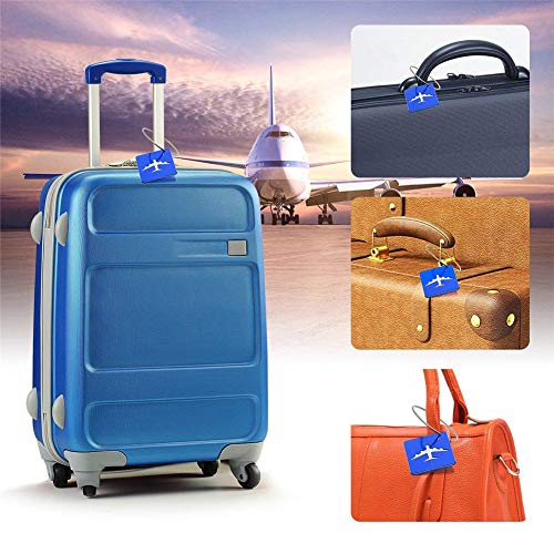 Yizhet, etiquetas para equipaje, 6 piezas para maletas de viaje (6 Colores)