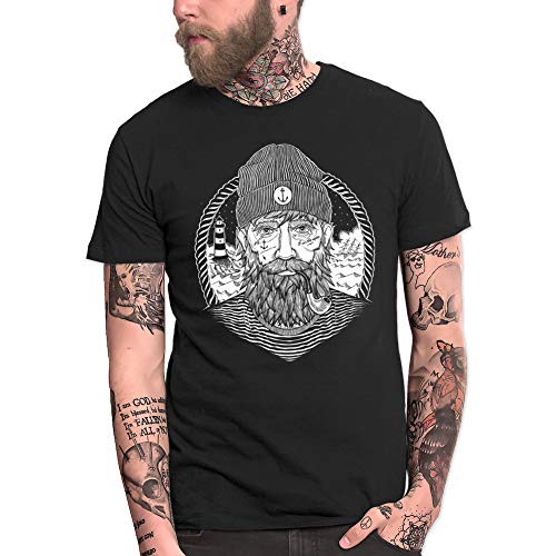 VIENTO Real Captain, men's t-shirt (black)