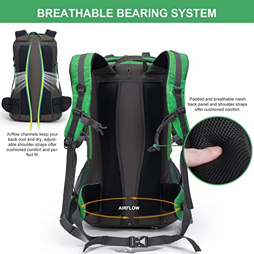 MOUNTAINTOP, 40 l, hiking backpack, unisex, fruit green