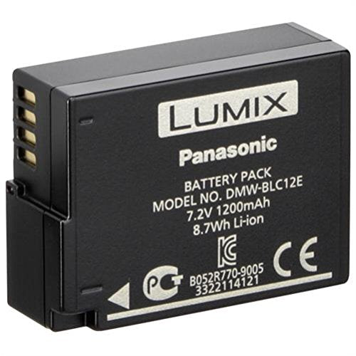 Panasonic Lumix DMW-BLC12, batería para cámaras Panasonic Lumix (Serie FZ300/1000/1000 II/2000, Serie G7/80/G90)