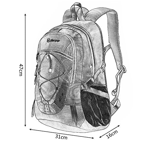 Soarpop, 30L Hiking Backpack, Unisex, Green