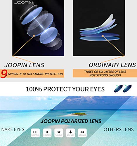 Joopin, polarisierte Unisex-Sonnenbrille