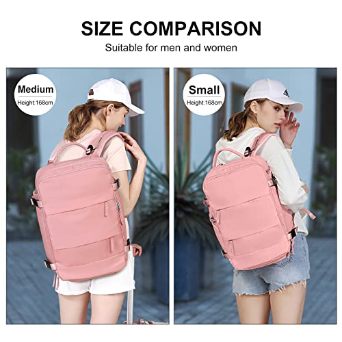 SZLX, mochila de viaje para mujer, rosa, mediana, modelo B (2023