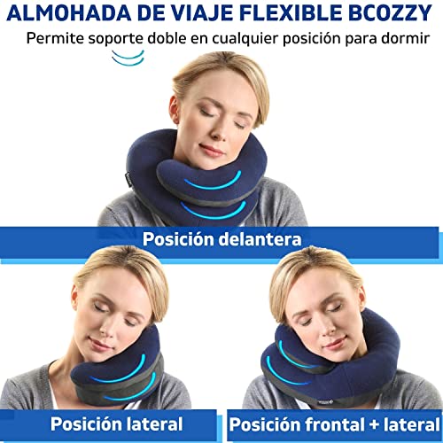 BCOZZY, travel neck pillow, blue