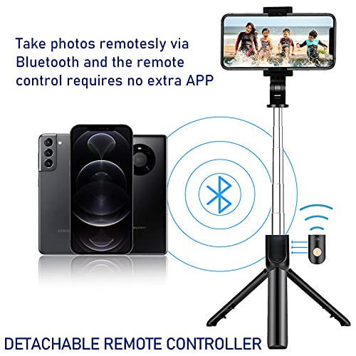Selfie-Stick mit Bluetooth-Auslöser, erweiterbar