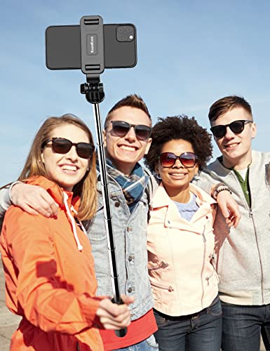 Palo selfie trípode, mini extensible con control remoto inalambrico