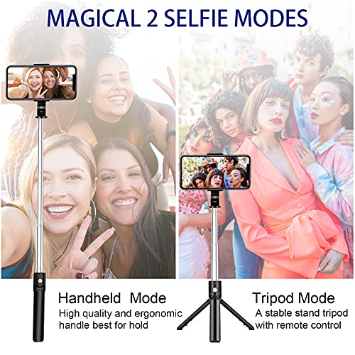 Palo selfie con disparador bluetooth, extensible
