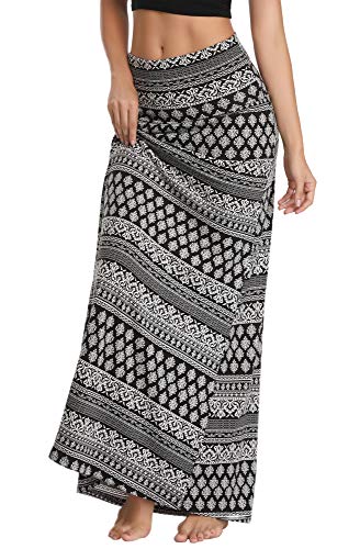 Bohemian style long skirt for women