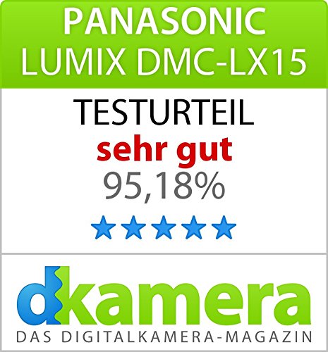 20.9 MP Panasonic Lumix DMC-LX15 with F1.4-F2.8 24-72mm