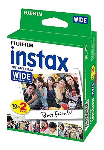 Fujifilm Instax Wide 300 + 10x2 hojas, blanca y café