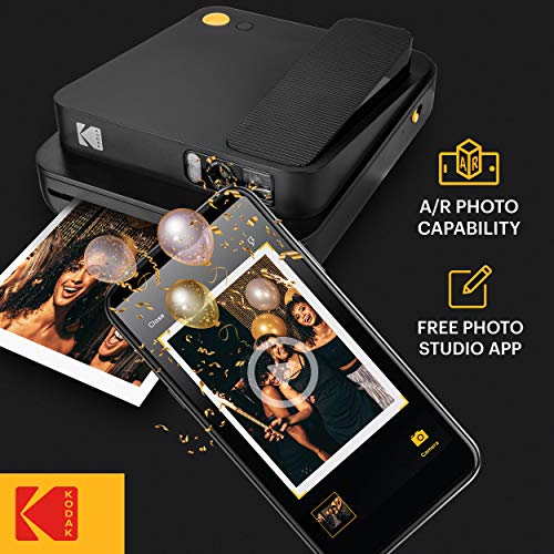 KODAK SMILE, Digital Instant Camera, 16 MP, 35 Prints, Black