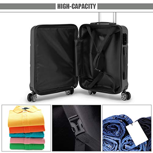 Kono, set of 3 rigid travel suitcases