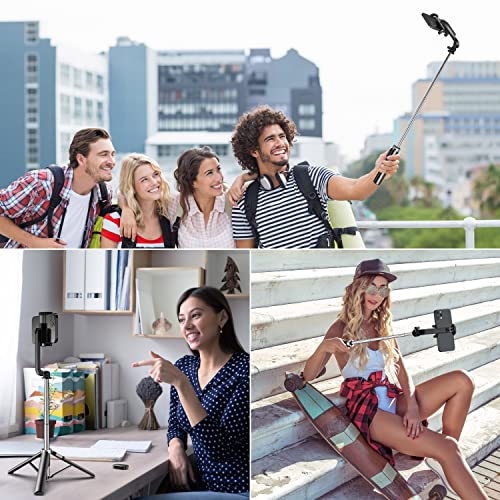 Gritin, ausziehbarer Selfie-Stick mit kabelloser Steuerung
