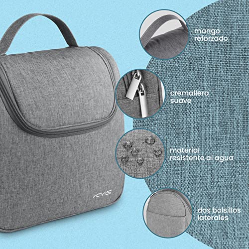 Travel bag, unisex, gray