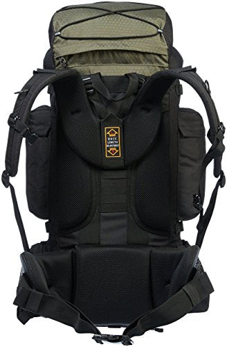 Amazon Basics, mochila de senderismo de 55 l, verde