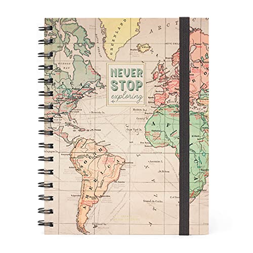 Legami, cuaderno con espiral a rayas de viaje