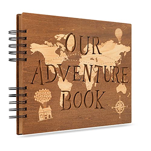 Our Adventure Book scrapbook album, Photo album, Wedding guest book, 80  pages