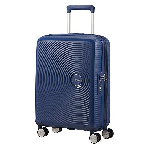 American Tourister Soundbox Spinner, hand luggage, 55 cms, 41l, blue