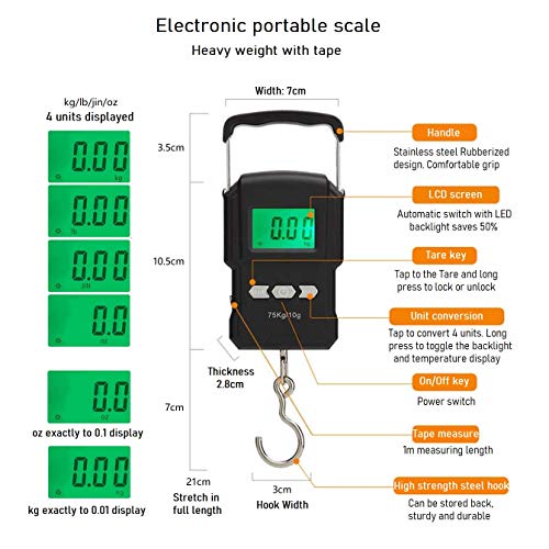 Rhorawill digital luggage scale suitable for travel