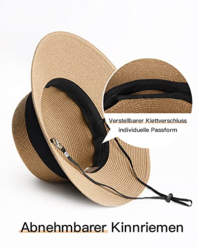 Furtalk, straw hat for women