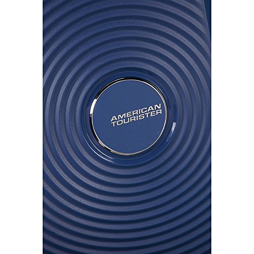 American Tourister Soundbox Spinner, hand luggage, 55 cms, 41l, blue