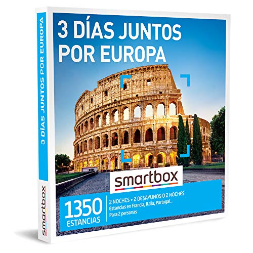 Smartbox, caja regalo 3 días juntos por Europa