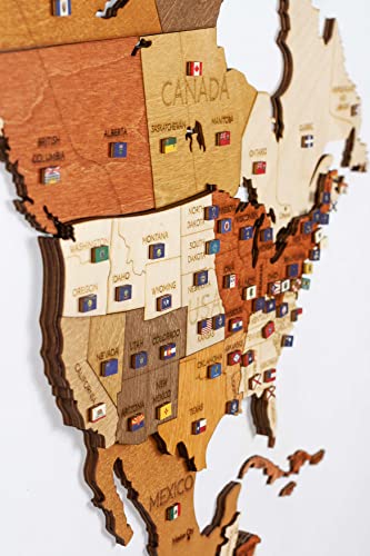 World Flags, wooden bookmarks (340 pieces)
