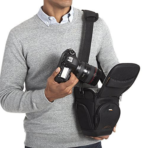 AmazonBasics - Funda para cámara de fotos réflex, color negro - Fotoviaje