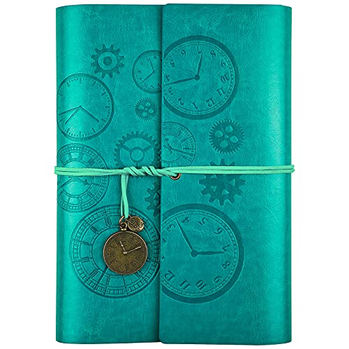 Reisetagebuch zum Schreiben mit liniertem Papier, Geschenk für Mädchen und Jungen A5 23x16,5 cm, blau