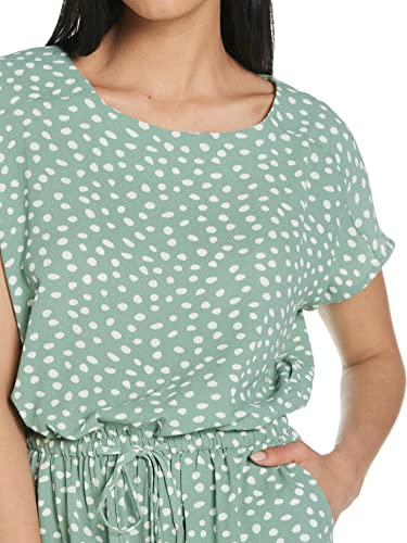 Casual dress for women in green color