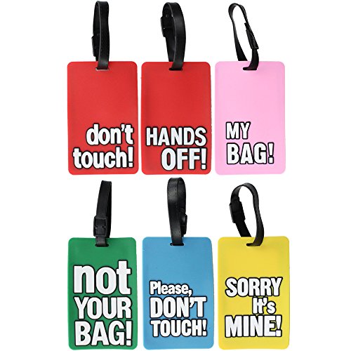 Com-four, 6 funny luggage tags