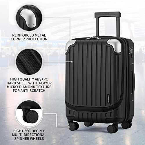 LEVEL8, expandable cabin suitcase