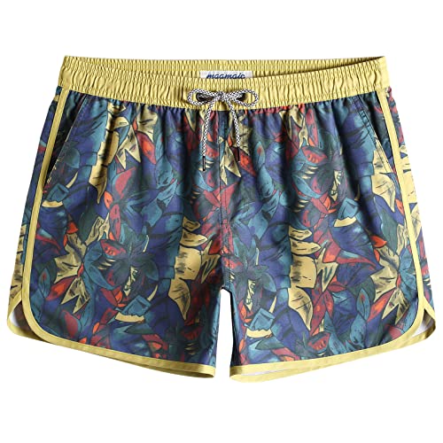 MaaMgic Men's Swim Trunks Colorful Forest